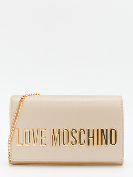 Love Moschino: Золотой клатч 