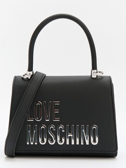 Love Moschino: Чёрная спортивная сумка 