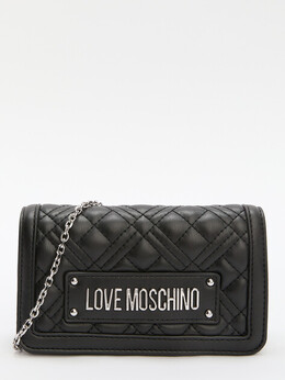 Love Moschino: Чёрный клатч 