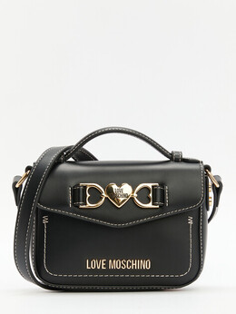 Love Moschino: Чёрная спортивная сумка 