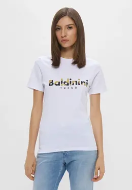 Baldinini Trend: Белая футболка 