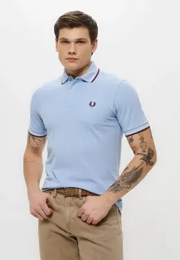 Fred Perry: Голубое поло 