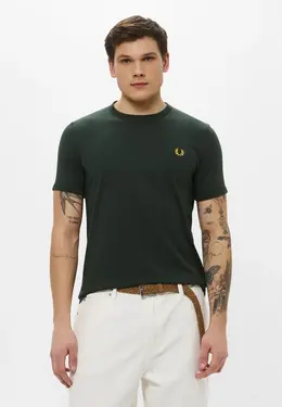 Fred Perry: Зелёная футболка 