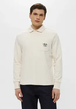 Fred Perry: Бежевый свитшот 