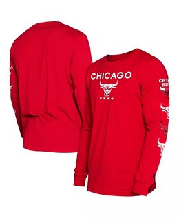 NEW ERA: Красная футболка  Chicago Bulls