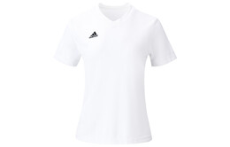 Adidas: Белая футболка 