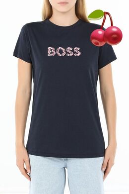 BOSS: Хлопковая футболка 