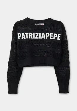 Patrizia Pepe: Чёрный свитер 