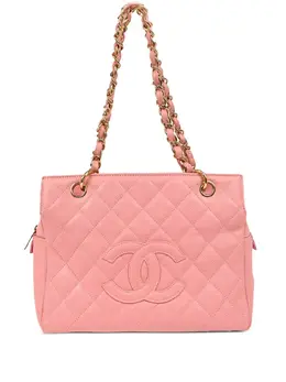 CHANEL Pre-Owned: Розовая сумка-шоппер 