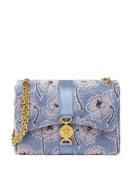 Versace: Фиолетовая сумка 