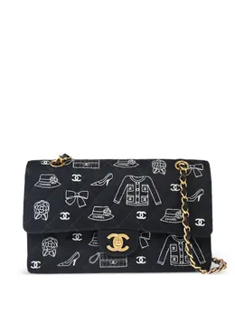 CHANEL Pre-Owned: Синяя сумка 