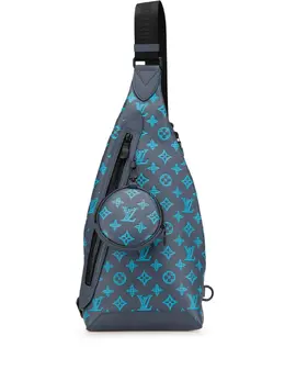 Louis Vuitton Pre-Owned: Голубая сумка через плечо 