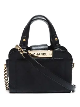 CHANEL Pre-Owned: Чёрная сумка 