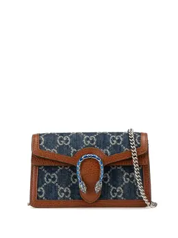 Gucci Pre-Owned: Голубая сумка через плечо 