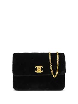 CHANEL Pre-Owned: Чёрная сумка 