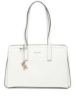 Michael Kors: Белая сумка-шоппер 