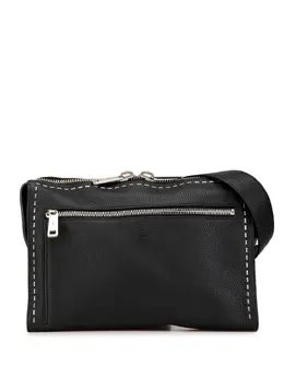 Fendi Pre-Owned: Чёрная сумка через плечо 