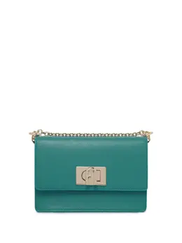 Furla: Зелёная сумка через плечо 