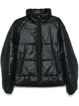 Saint Laurent: Чёрная куртка  Puffer
