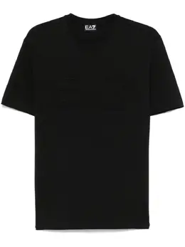 Ea7 Emporio Armani: Чёрная футболка 