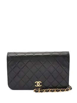 CHANEL Pre-Owned: Чёрная сумка 