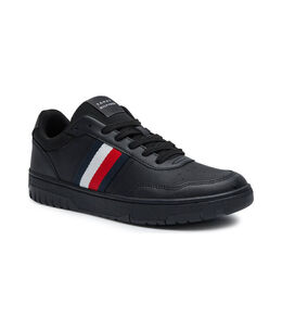 Tommy Hilfiger: Чёрные кроссовки 