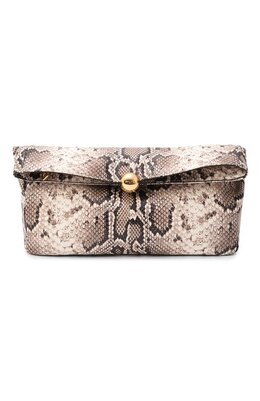 Furla: Бежевый клатч 