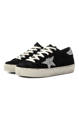 Golden Goose Deluxe Brand: Чёрные кеды  Hi Star