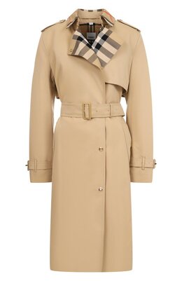 Burberry: Хлопковый плащ 