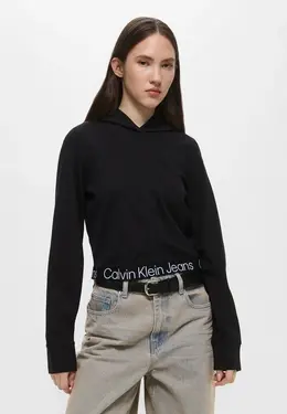 Calvin Klein Jeans: Чёрный свитер 