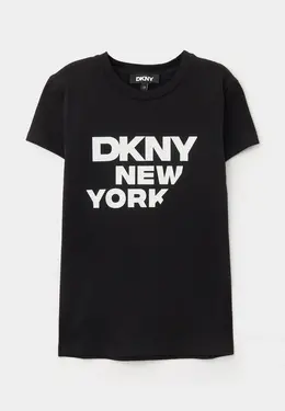 DKNY: Чёрная футболка 