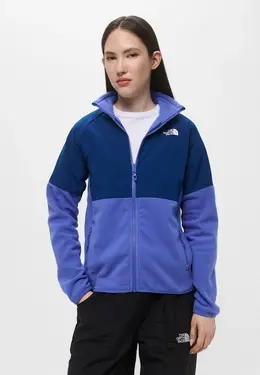 The North Face: Фиолетовая толстовка 