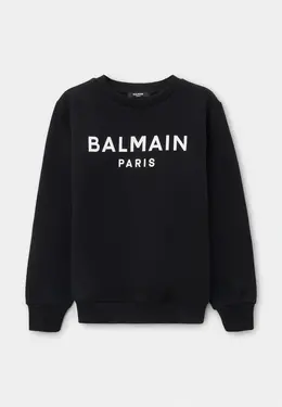 Balmain: Чёрный свитшот 