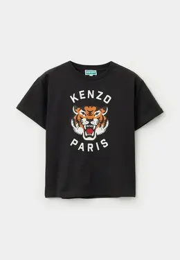 Kenzo: Чёрная футболка 