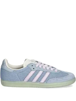 adidas: Голубые кроссовки  Samba