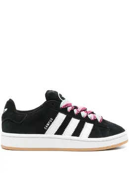 adidas: Чёрные кроссовки  Campus