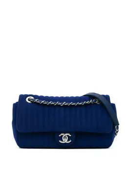 CHANEL Pre-Owned: Голубая сумка 