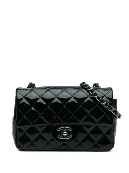 CHANEL Pre-Owned: Чёрная сумка через плечо 