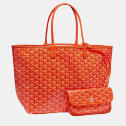 Goyard: Оранжевая сумка-шоппер 