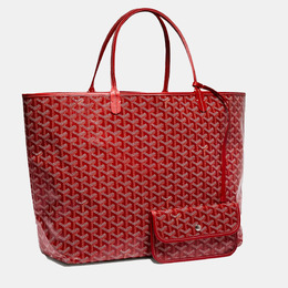 Goyard: Красная сумка-шоппер 