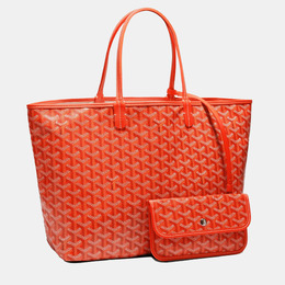 Goyard: Оранжевая сумка-шоппер 