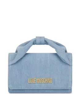 Love Moschino: Светлая сумка через плечо 