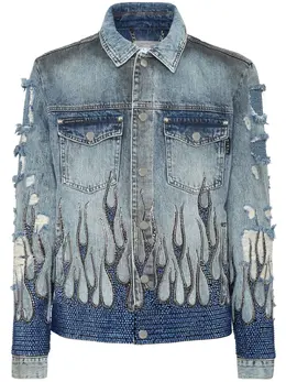 Philipp Plein: Голубая куртка  Flame