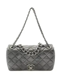 CHANEL Pre-Owned: Серебристая сумка 