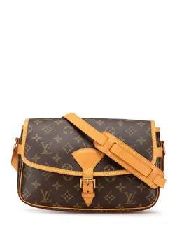 Louis Vuitton Pre-Owned: Коричневая сумка через плечо 