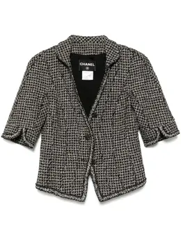 CHANEL Pre-Owned: Чёрная куртка 