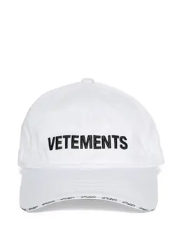 VETEMENTS: Белая кепка 