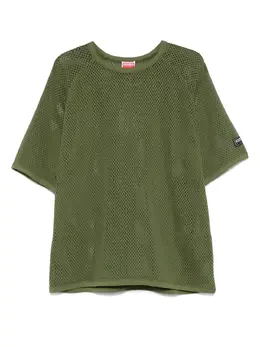 Kenzo: Футболка в сетку 