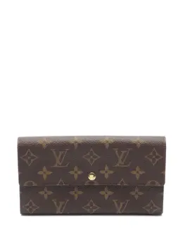 Louis Vuitton Pre-Owned: Коричневый кошелёк 