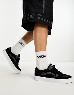 Vans: Чёрные кроссовки  Classic